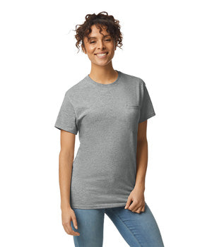 Gildan Ultra Cotton Adult Pocket Tee - 2300